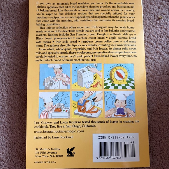 Bread Machine Magic Cookbook - Picture 2 of 2
